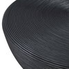 Bongo Black Rattan Coffee Table, by Uttermost, 43.75" width x 16.25" height x 43.75" depth thumbnail 4