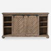 Primalia Barn Door Media Console, by Uttermost, 62" width x 34" height x 14" depth thumbnail 1