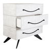 Vivi 3 Drawer White Chest thumbnail 3