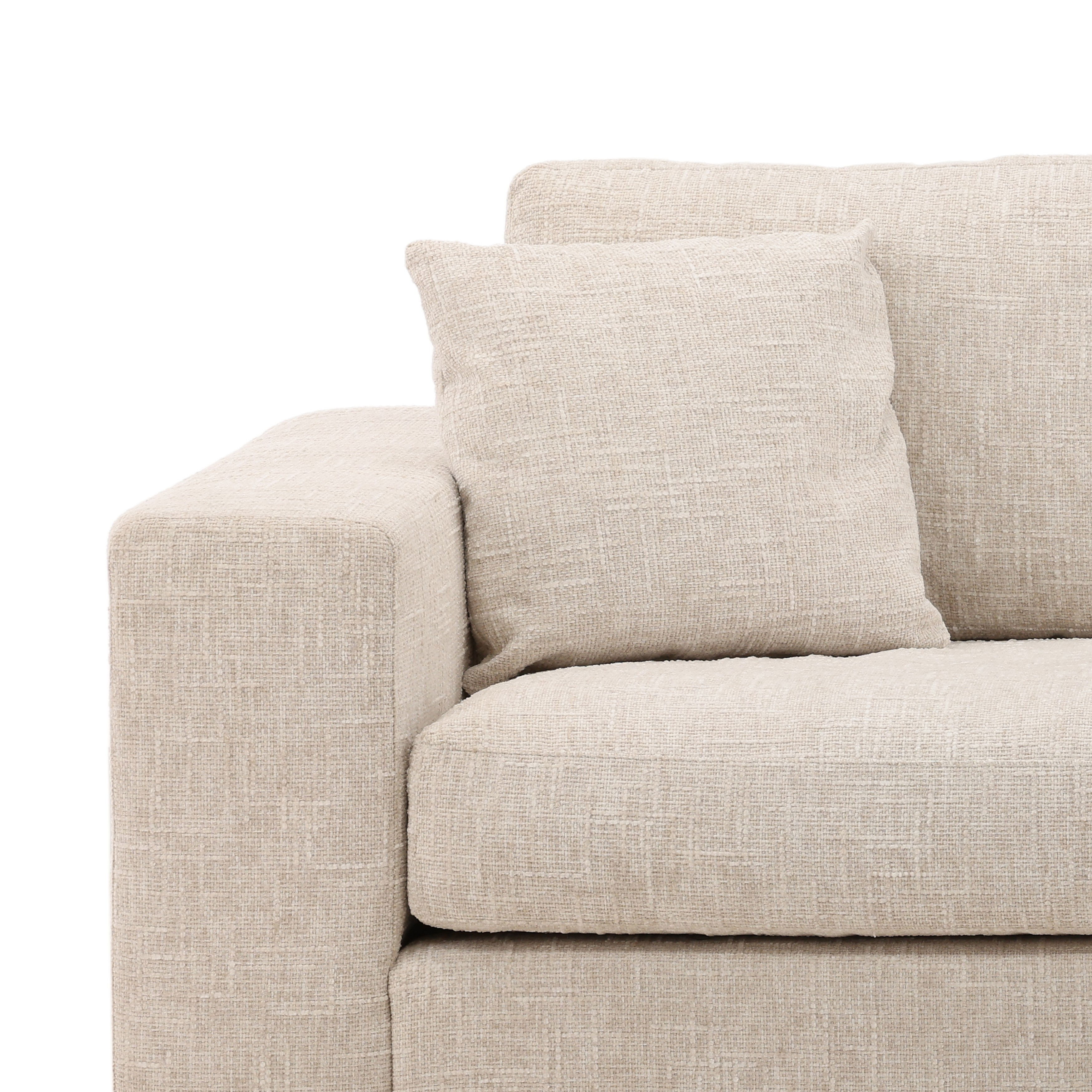 Darina Chaise Sectional Cream Darina Chaise Sectional Cream large image