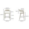 Martens Bar Stool Beige thumbnail 5