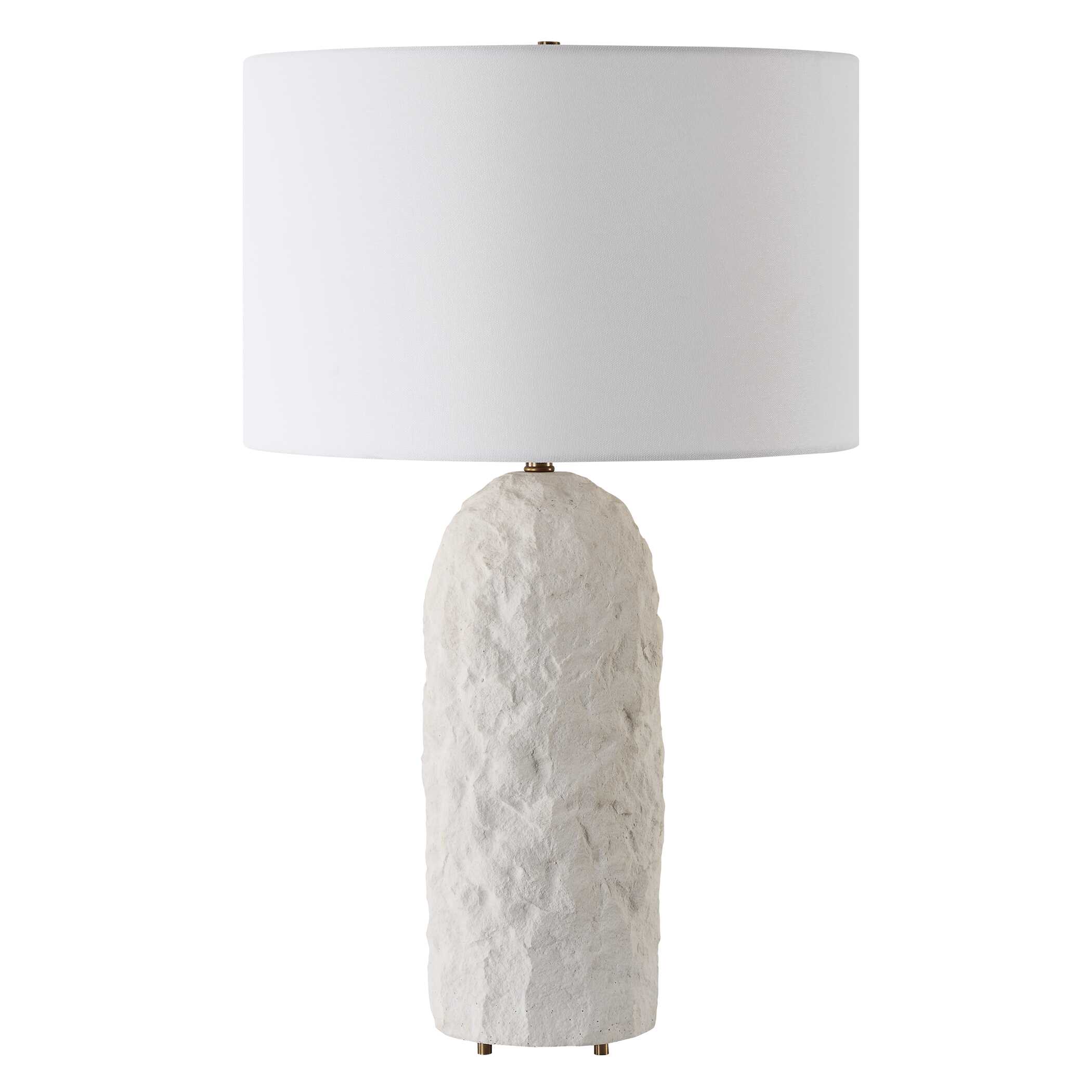 Vieste White Table Lamp, by Uttermost, 17" width x 27.5" height x 17" depth View 5