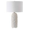Vieste White Table Lamp, by Uttermost, 17" width x 27.5" height x 17" depth thumbnail 5