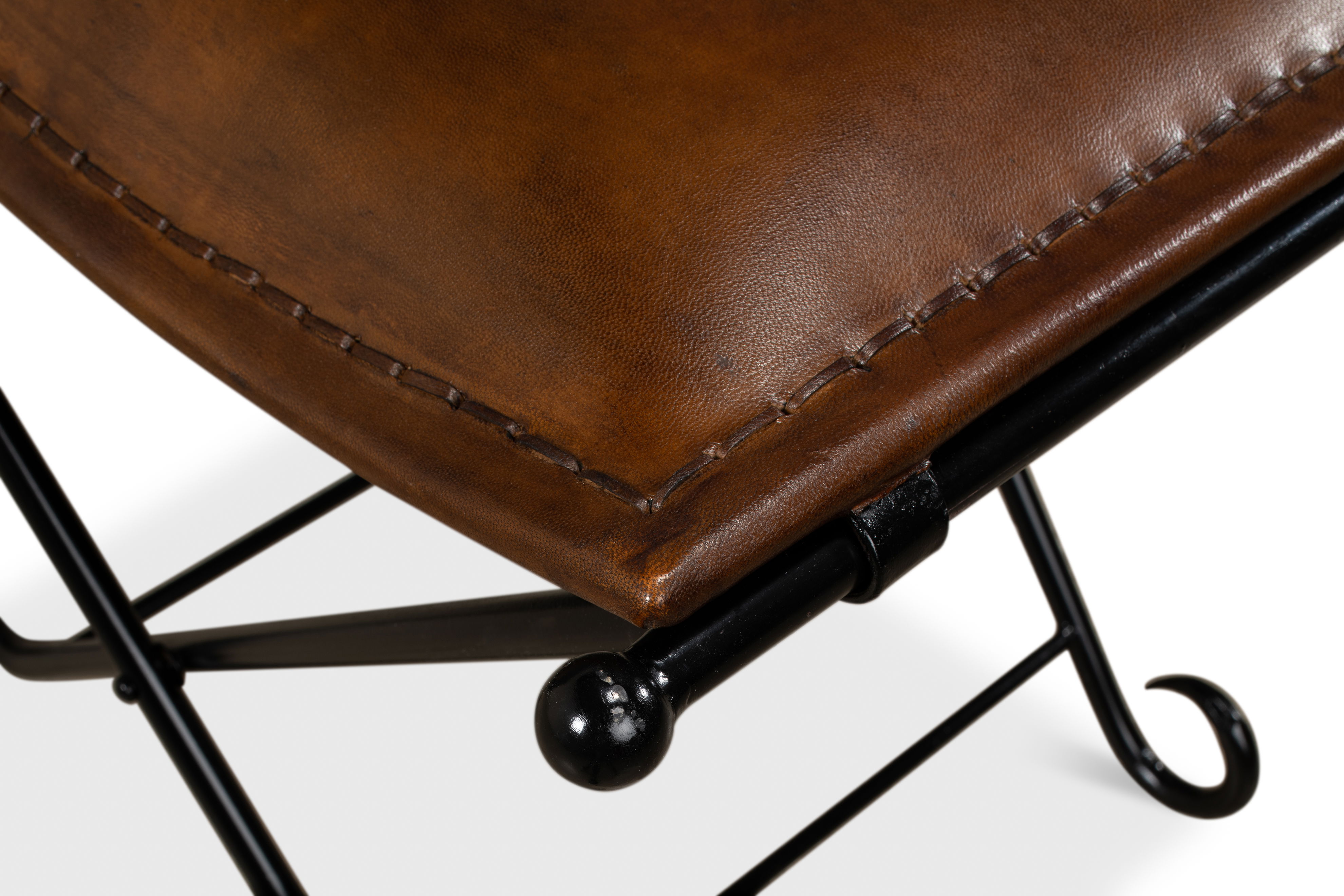 Mozambique Field Chair, Seating by Sarreid, 20" length x 18" width x 19" height View 7