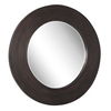 Dutton Dark Walnut Round Mirror thumbnail 4