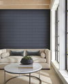 Palm Thatch Navy Wallpaper, by York Wall, 27' length x 2'3" width x 0.02" depth thumbnail 2