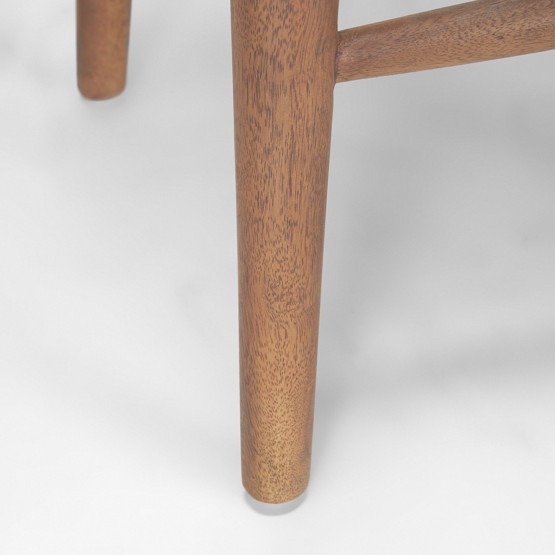 Ernest Medium Brown Wood Counter Stool large image 