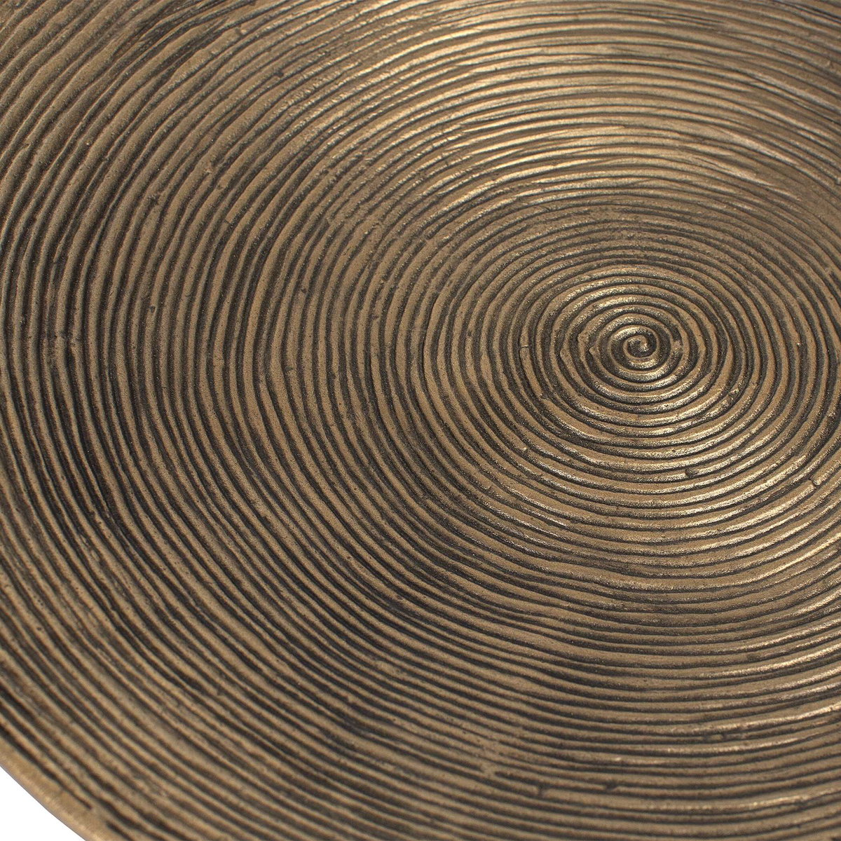 Stratum Round Brass Bowls Set/2, Decorative Tray by Uttermost, 17.5" width x 2.5" height x 17.5" depth View 6