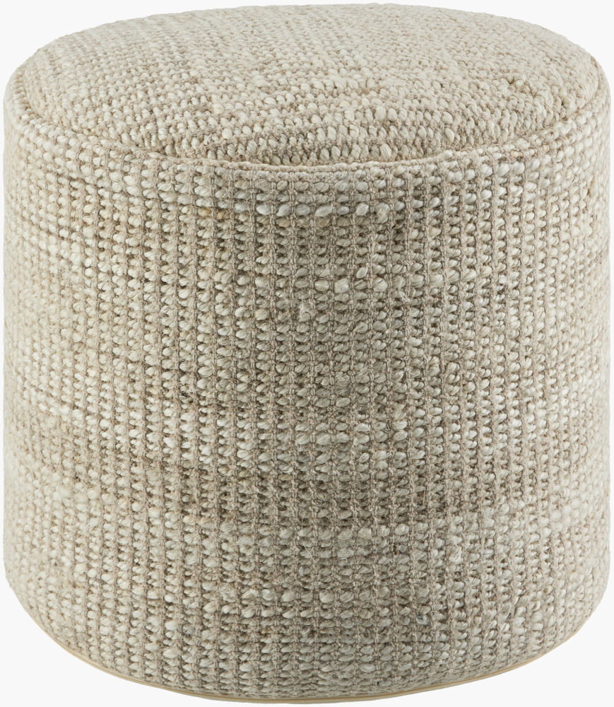 Kawe Pouf, Ottoman by Surya, 16" width x 16" height