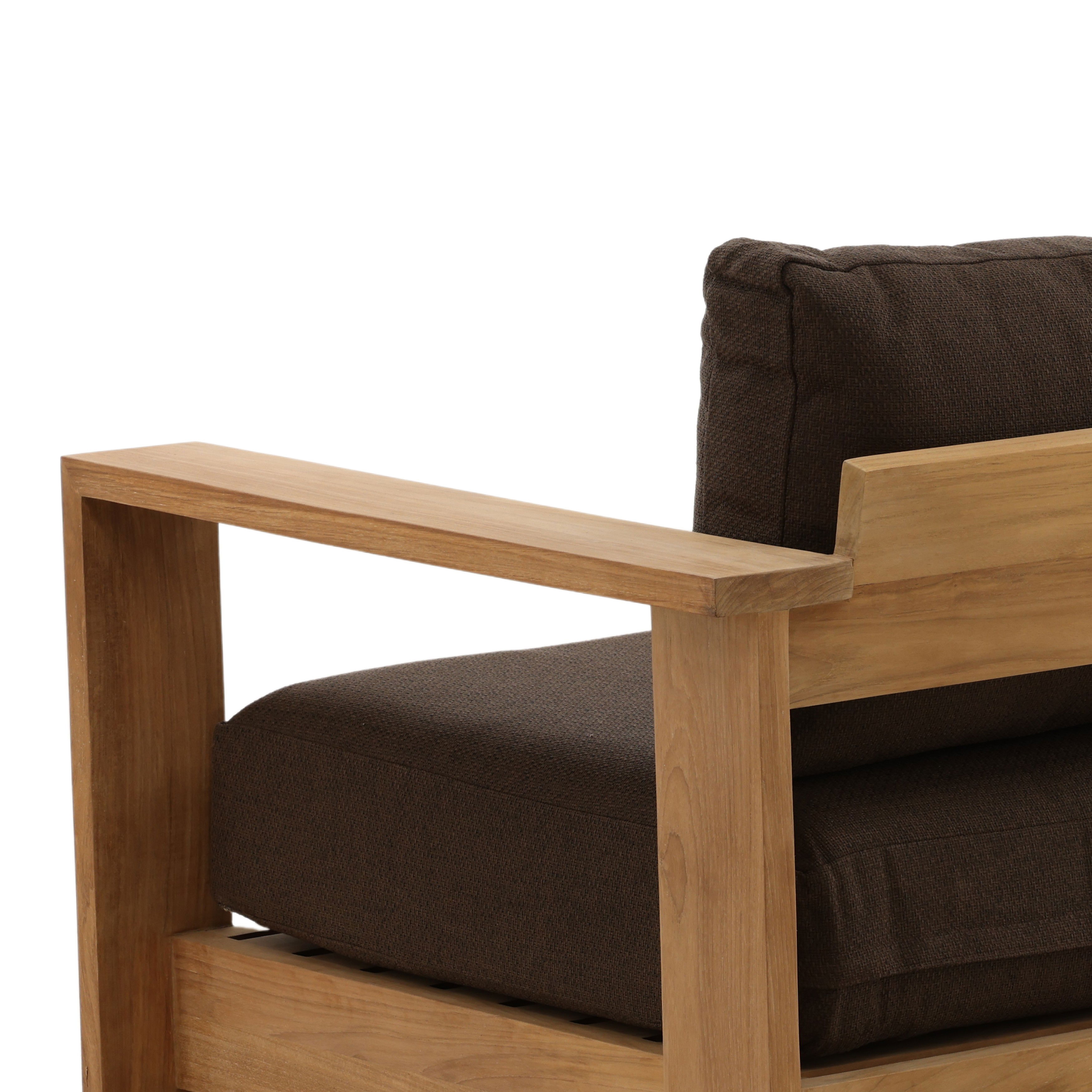 Naya Outdoor Sofa Brown, Sofas & Sectional by Dovetail, 94.5" width x 29.92" height x 33.46" depth View 6