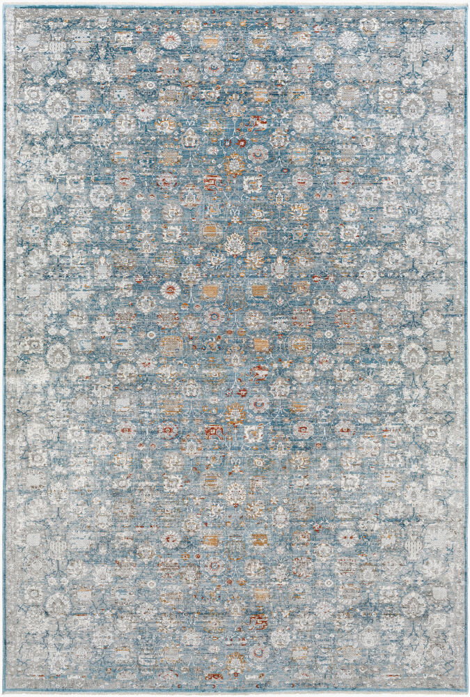 Isfahan Machine Woven Rug, by Surya, 1'3.75" length x 1'3.75" width