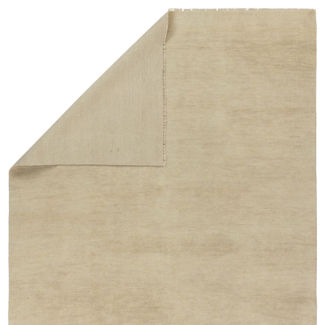 Jaipur Living Origin SAG17 Handknotted Solid Cream Area Rug (6'x9') large image 