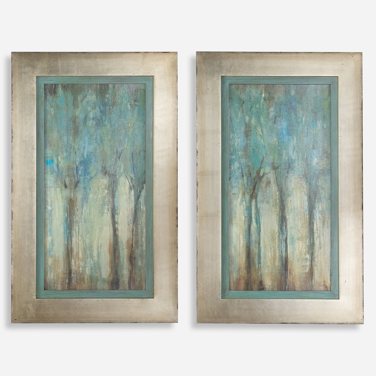 Whispering Wind Framed Art Set/2, by Uttermost, 21.12" width x 34.62" height x 1.5" depth View 1