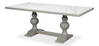 Small 81 Dining Table  Carmine Legno, by Sarreid, 3'4" length x 6'9" width x 2'6" height thumbnail 1