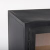 Sloan 40.0W Black Wood with Black Metal Frame Accent Cabinet, Cabinets & Chest by Mercana, 40" length x 17.5" width x 36.25" height thumbnail 8