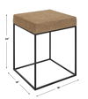 Laramie Rustic Rope Accent Table, Furniture by Uttermost, 18" width x 24" height x 18" depth thumbnail 3