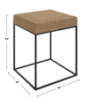 Laramie Rustic Rope Accent Table, Side & End Table by Uttermost, 18" width x 24" height x 18" depth thumbnail 3