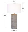 Monolith Gray Table Lamp thumbnail 2