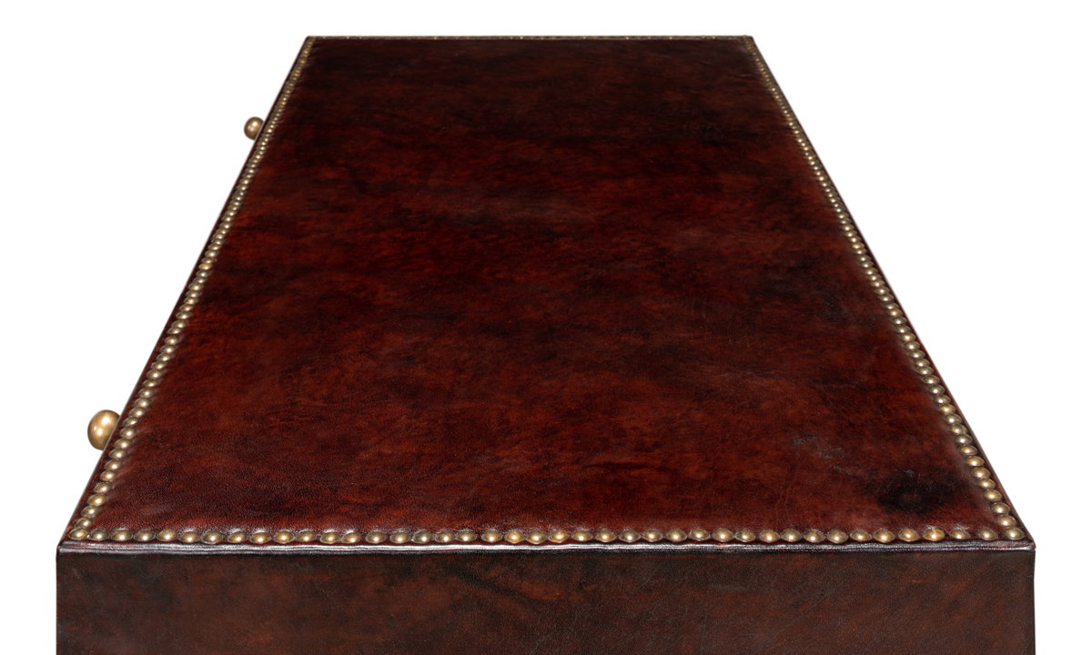 Studded Gentleman's Chest, by Sarreid, 1'8" length x 3'4" width x 2'10" height View 8