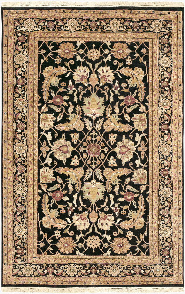 Taj Mahal Handmade Rug, by Surya, 8'6" length x 5'6" width