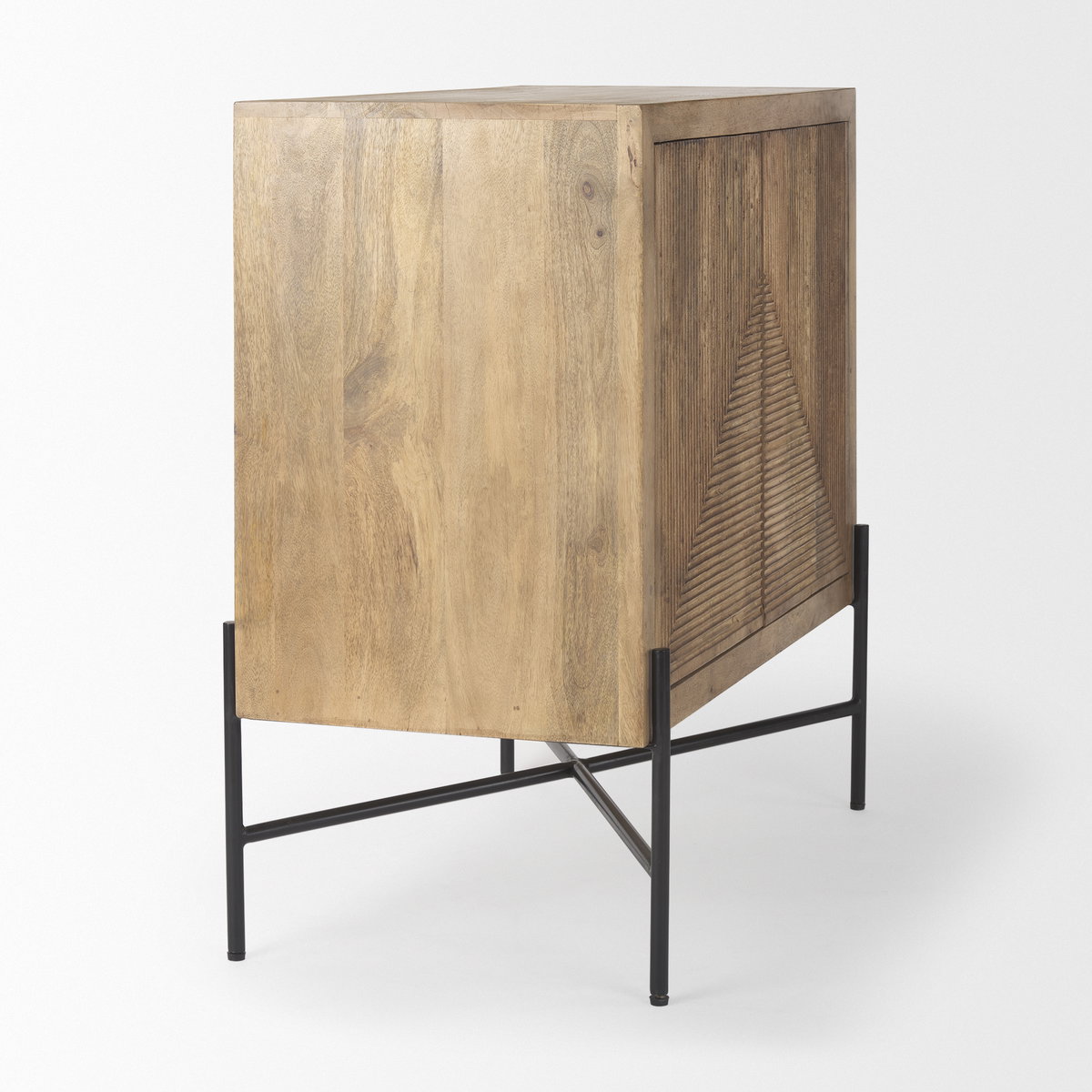 Cairo  2 Door Wood and Metal Cabinet, Cabinets & Chest by Mercana, 36" length x 19.5" width x 36" height View 7