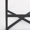 Frodo  Gray Fabric Seat with Black Iron Frame Counter Stool thumbnail 7