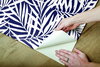 Oahu Fronds Blue Peel & Stick Wallpaper, by York Wall, 20' length x 2'3" width x 0.02" depth thumbnail 5
