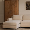 Hutton Left Sectional Beige, Sectional Sofa by Moe's Home, 100" width x 36.2" height x 29.8" depth thumbnail 9