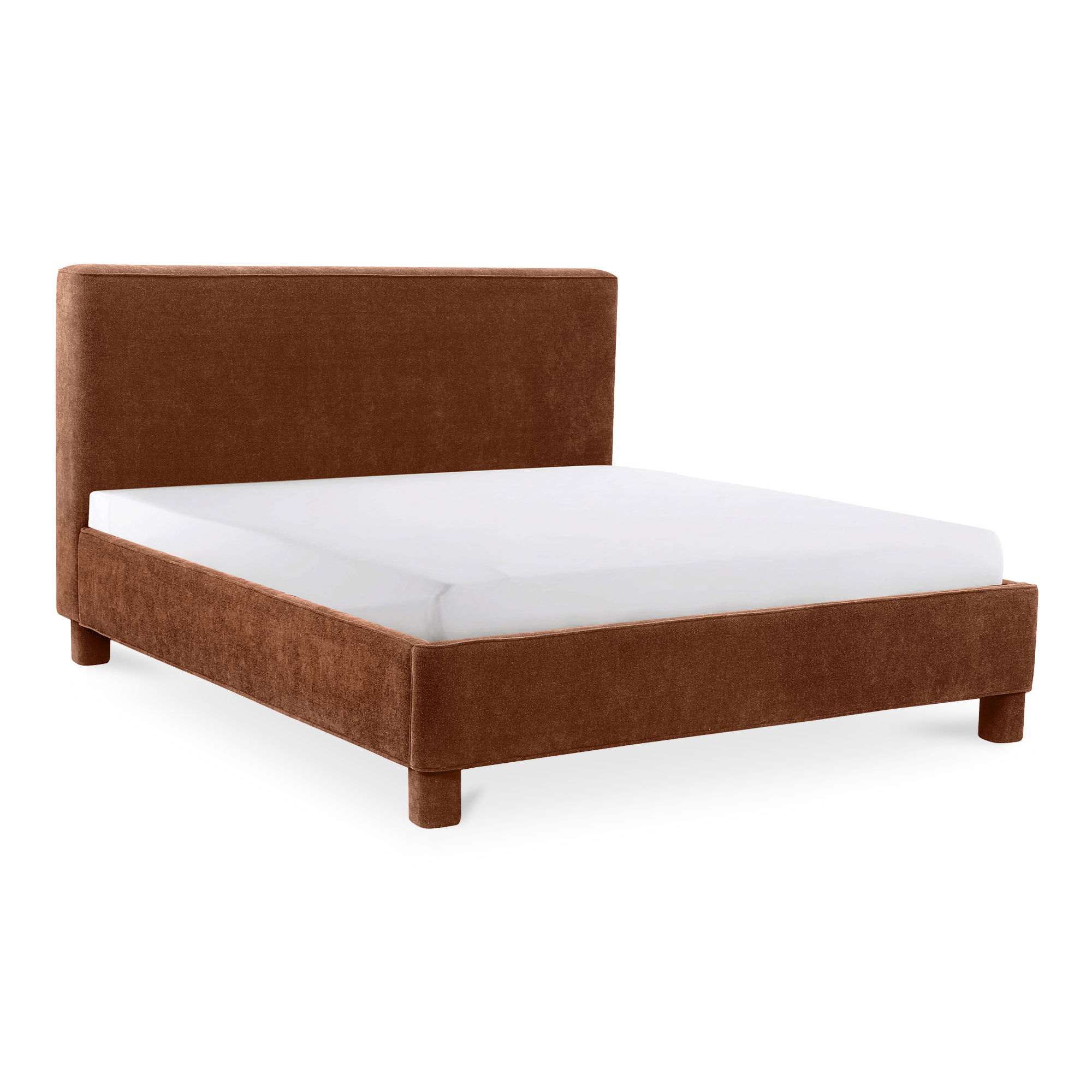 Ichigo Queen Bed Deep Orange large image 