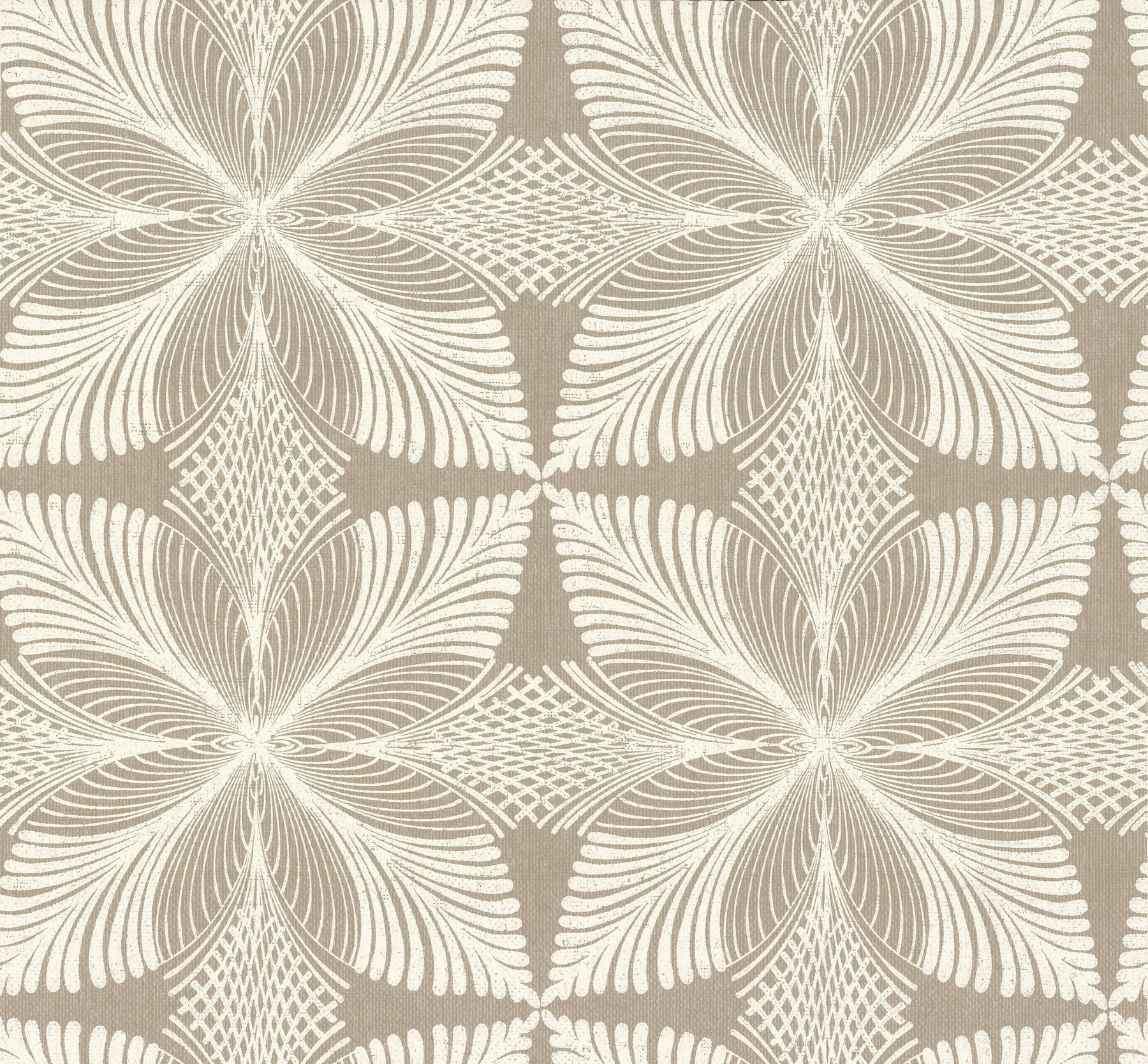 Roulettes Tan Metallic Wallpaper, by York Wall, 27' length x 2'3" width x 0.02" depth View 1