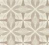 Roulettes Tan Metallic Wallpaper, by York Wall, 27' length x 2'3" width x 0.02" depth thumbnail 1