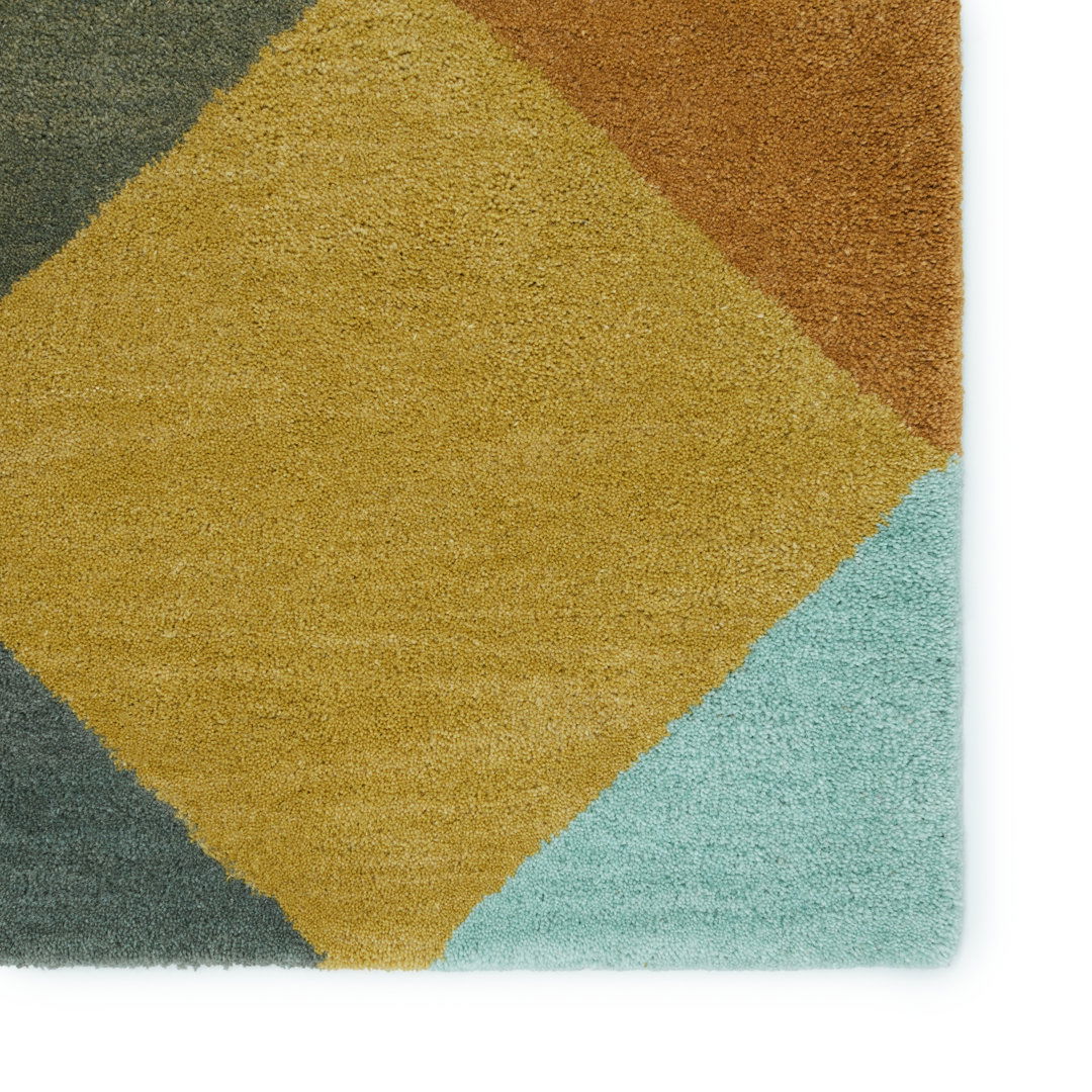En Casa Gray/Yellow Area Rug large image 