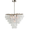 Goccia 6 Light Tear Drop Glass Pendant, Ceiling Light by Uttermost, 28.75" width x 23" height x 28.75" diameter x 28.75" depth thumbnail 5