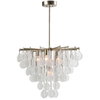 Goccia 6 Light Tear Drop Glass Pendant, by Uttermost, 28.75" width x 23" height x 28.75" diameter x 28.75" depth thumbnail 5