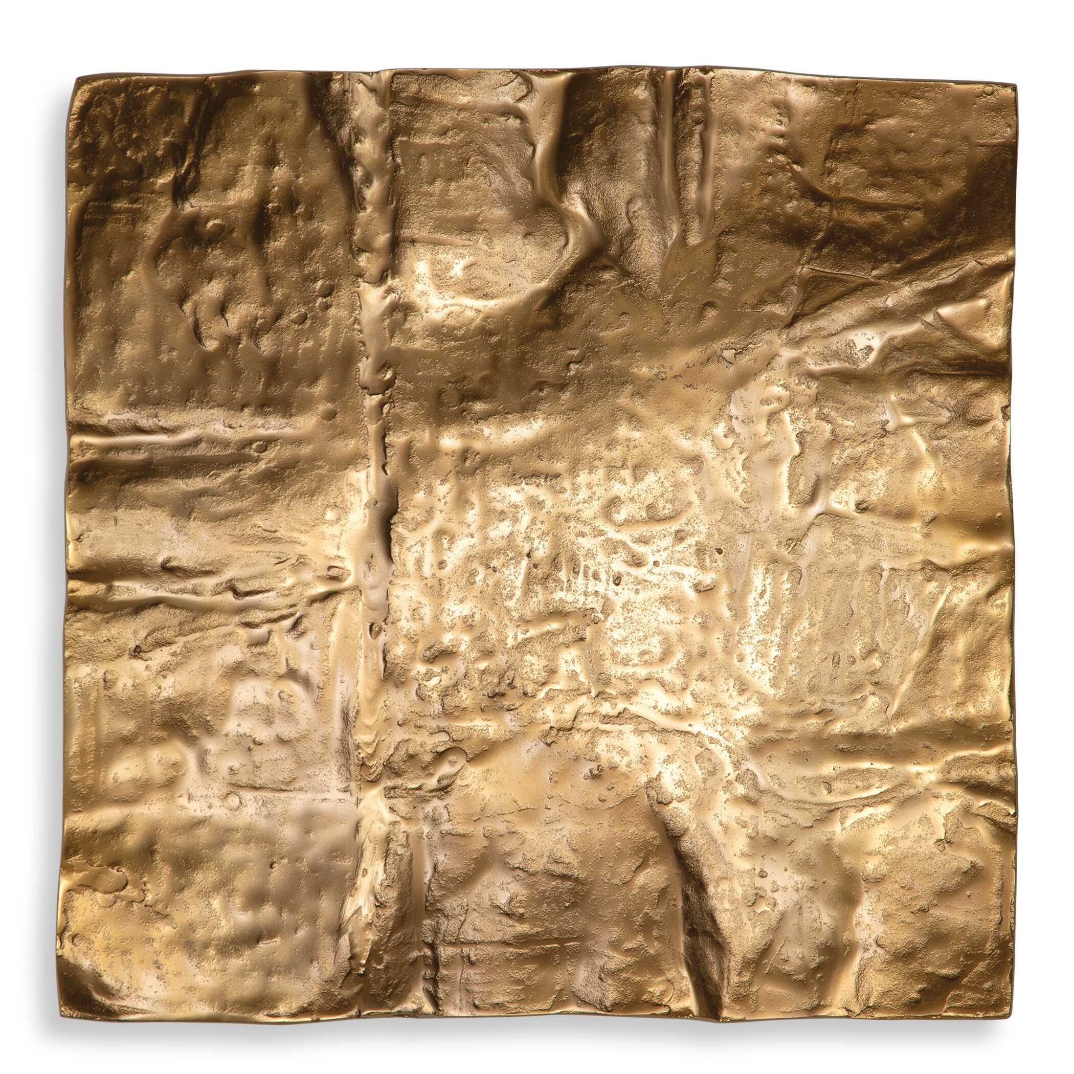 Archive Brass Wall Decor, Sculptural Wall Art by Uttermost, 19" width x 19" height x 4" depth View 1