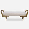 Waylon Modern Ivory Bench thumbnail 0