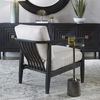 Brunei White Accent Chair, Furniture by Uttermost, 28.25" width x 32.5" height x 33.5" depth thumbnail 11