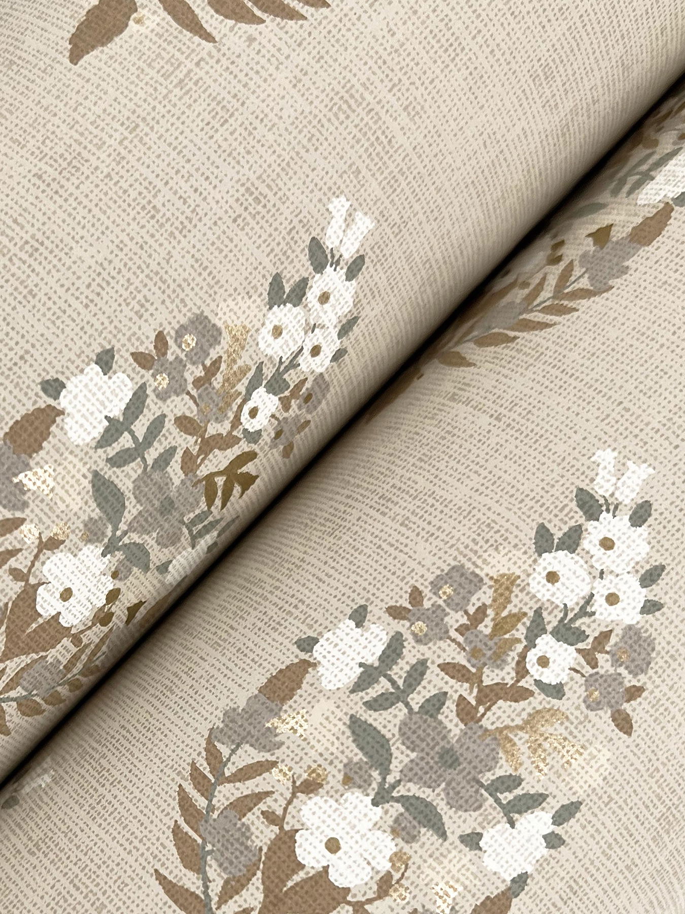 Paisley Linen Wallpaper large image 