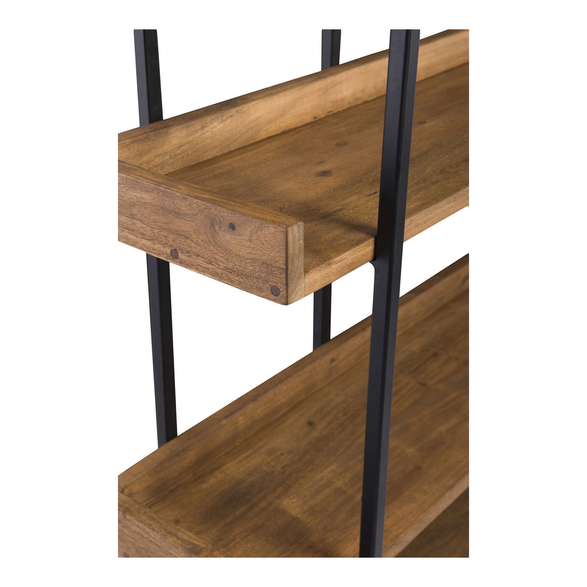 Vancouver Bookshelf Large Light Brown, Shelving & Bookcase by Moe's Home, 68" width x 75.5" height x 13.5" depth View 3