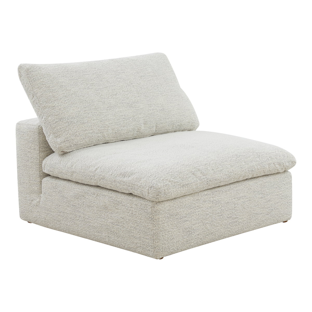 Clay Slipper Chair Coastside Sand, Accent Chair by Moe's Home, 44.5" width x 32.7" height x 44.5" depth View 2