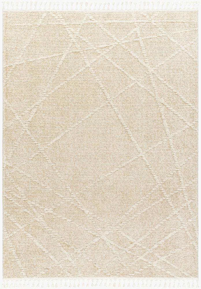 Rudy Machine Woven Rug, by Surya, 1'3.75" length x 1'3.75" width