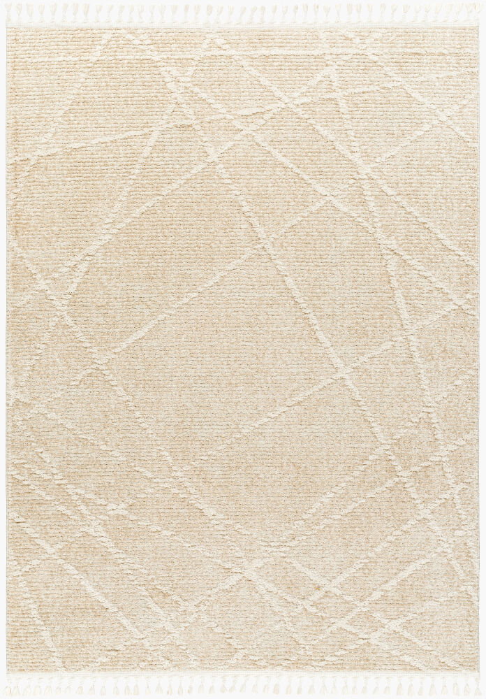Rudy Machine Woven Rug, by Surya, 1'3.75" length x 1'3.75" width