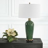 Verdell Green Table Lamp, by Uttermost, 1'5" width x 2'5" height x 1'5" depth thumbnail 4