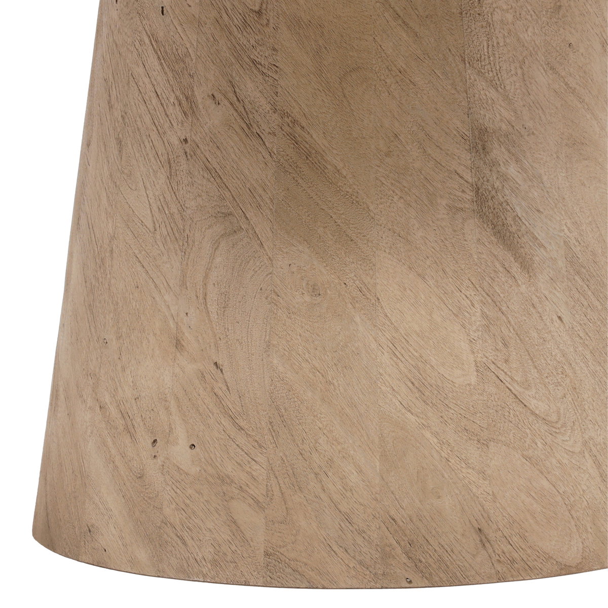 Marci Dining Table Weathered Natural Round, by Dovetail, 60" width x 30" height x 60" diameter x 60" depth View 3
