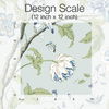 Teahouse Floral Light Blue Wallpaper thumbnail 5