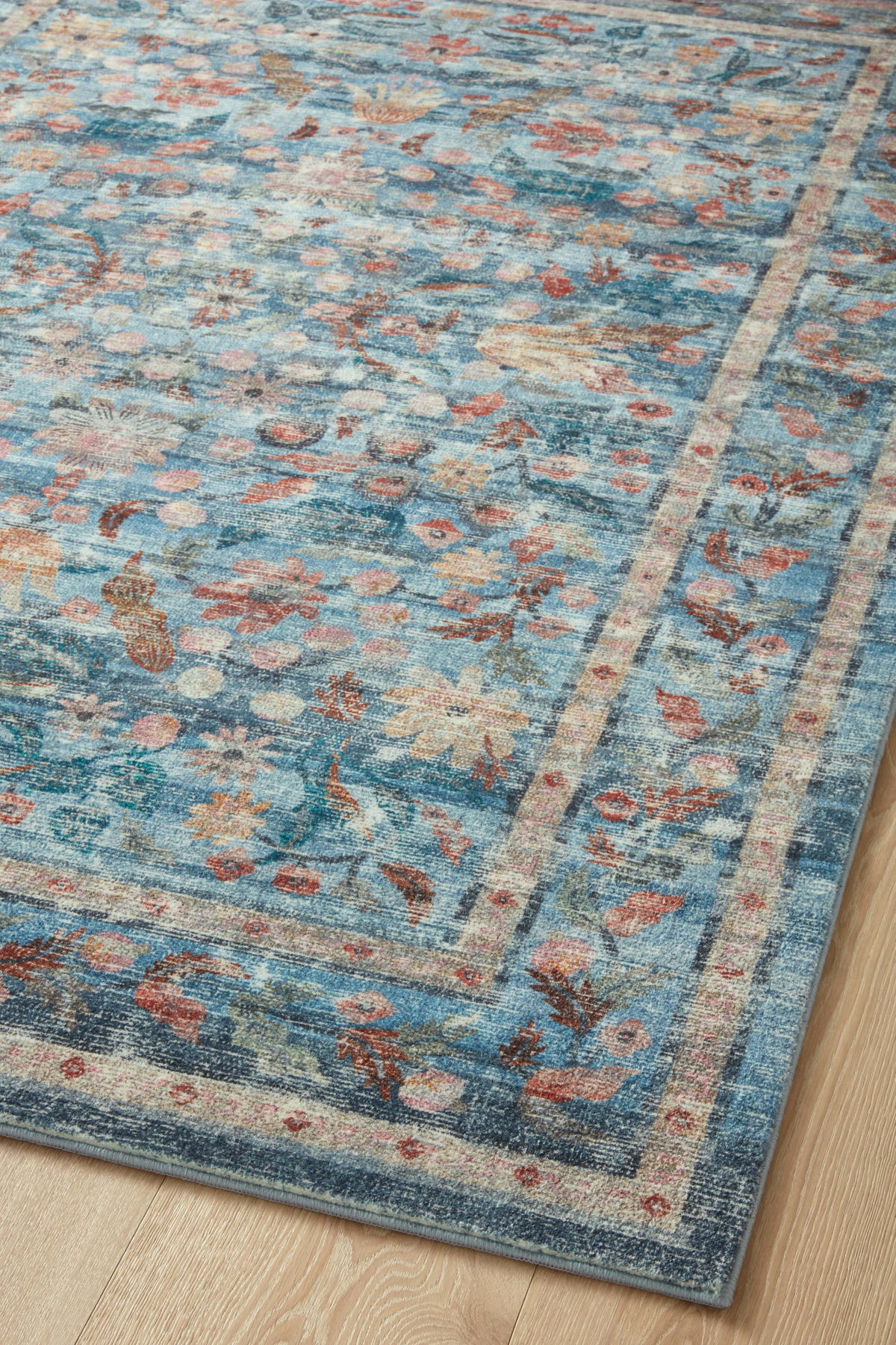 Rifle Paper Co. x Loloi Courtyard Rug, 5' length x 7'6" width View 9