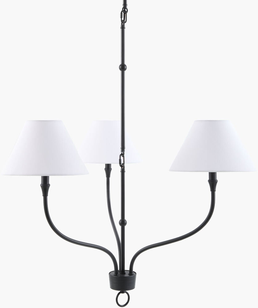 The Johanna Chandelier, by Surya, 32" length x 32" width x 22" height