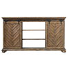 Primalia Barn Door Media Console, by Uttermost, 5'2" width x 2'10" height x 1'2" depth thumbnail 4