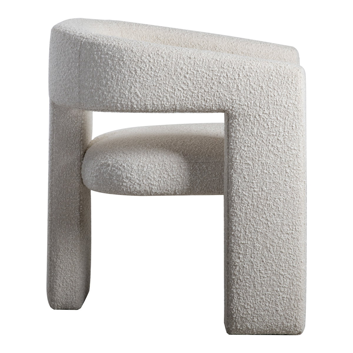 Elo Chair White, Accent Chair by Moe's Home, 29" width x 32" height x 28" depth View 4