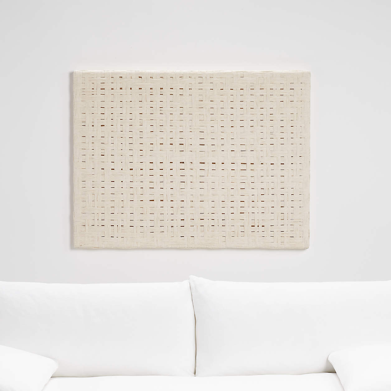 Online Designer Combined Living/Dining "Natural Daisy Chain" Wall Art 48"x36" by Leanne Ford